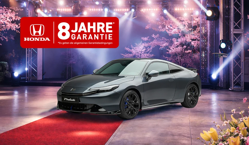 Honda Prelude – Bis zu 8 Jahre Garantie